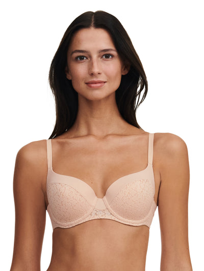 Chantelle Norah Covering T-shirt Bra Golden Beige