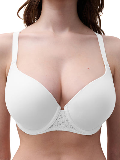 Chantelle Norah Covering T-shirt Bra White