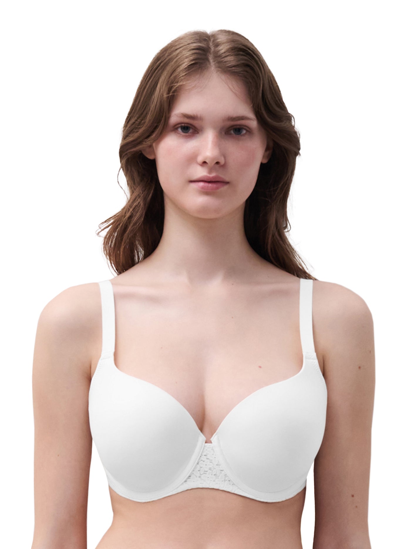 Chantelle Norah Covering T-shirt Bra White