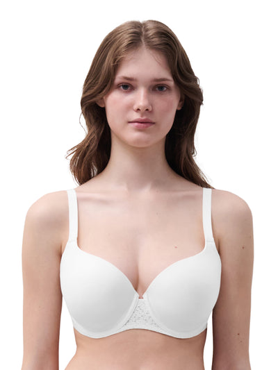 Chantelle Norah Covering T-shirt Bra White