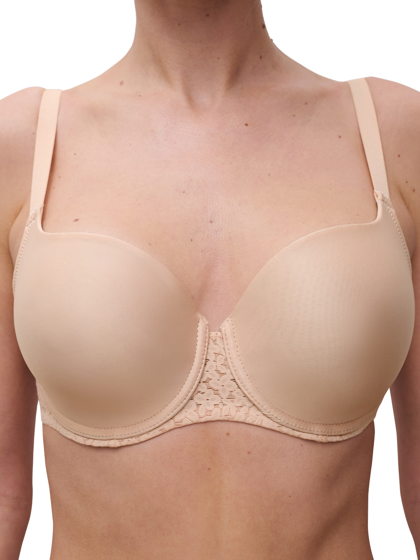 Chantelle Norah Covering T-shirt Bra Golden Beige