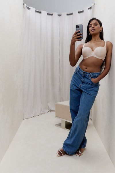 Chantelle Norah Covering T-shirt Bra Golden Beige