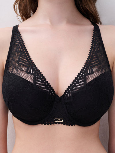 Chantelle Origins Plunge Spacer Bra Black
