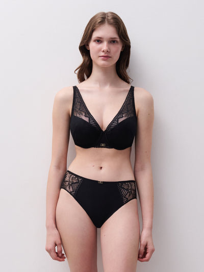 Chantelle Origins Plunge Spacer Bra Black