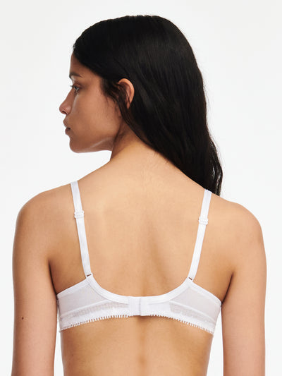 Chantelle Day to Night Plunge underwired bra White