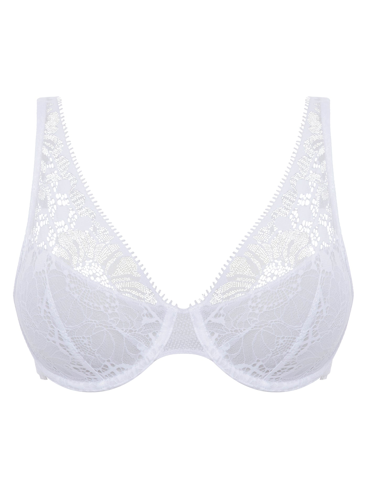 Chantelle Day to Night Plunge underwired bra White