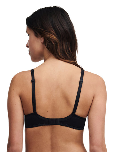 Chantelle Day to Night Plunge underwired bra black