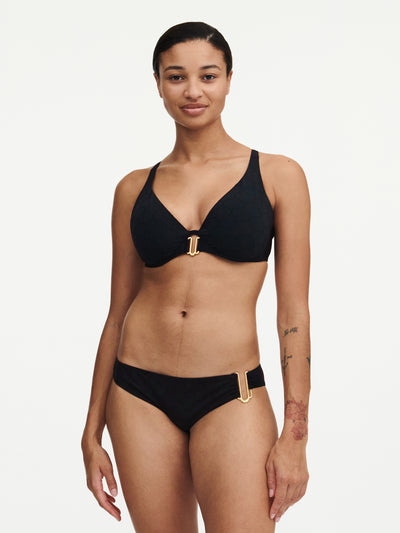 Chantelle Beachwear Glow brief swim bottom Black