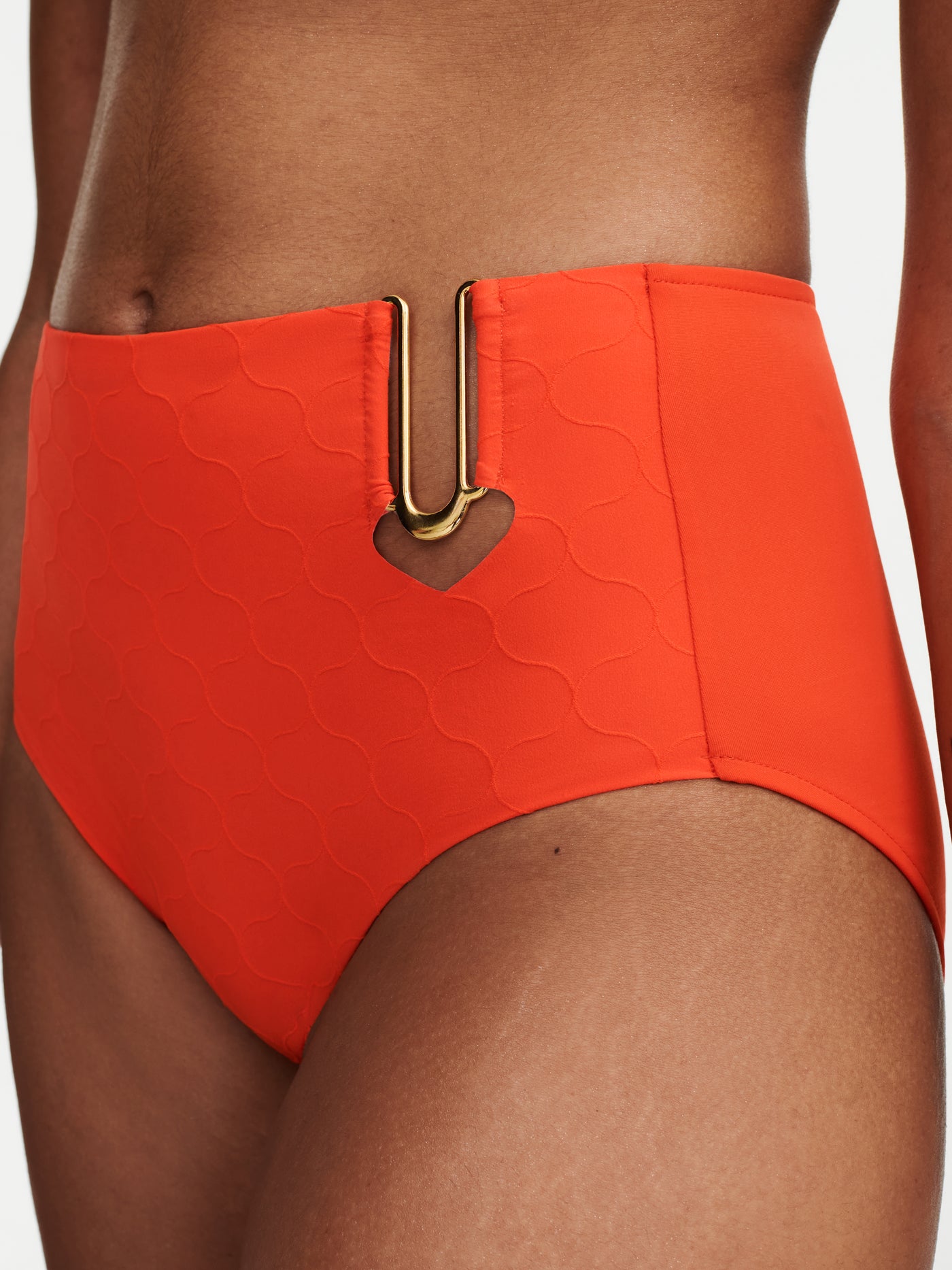 Chantelle Beachwear Glow high waist bottom Bright Orange