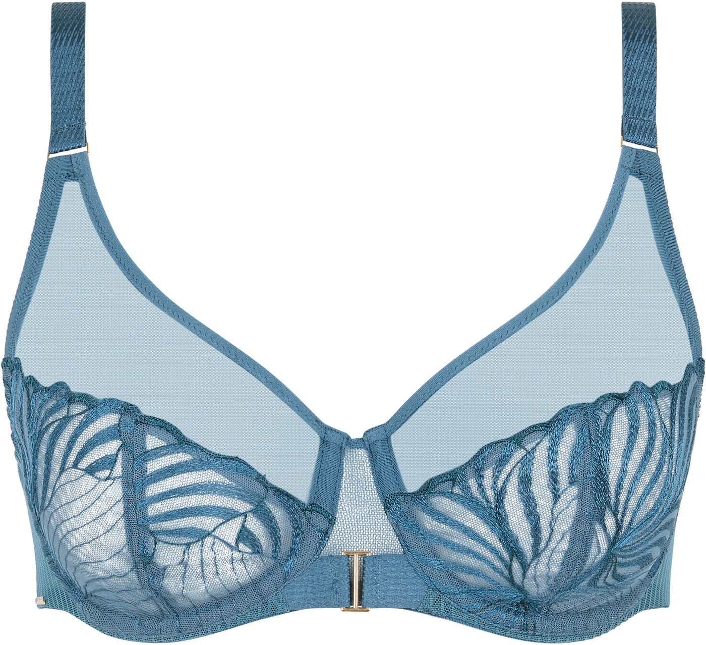 Chantelle Legend Very covering underwired bra Jeans Blue