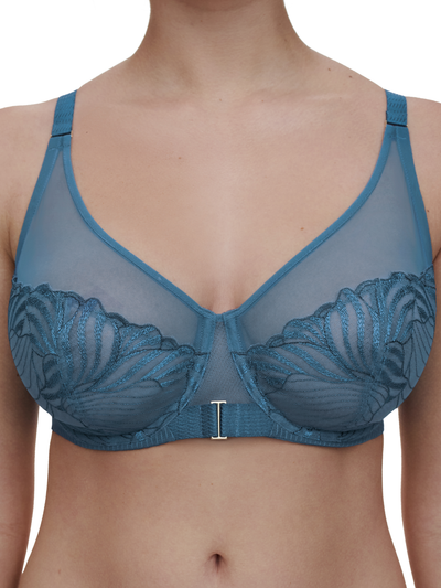 Chantelle Legend Very covering underwired bra Jeans Blue