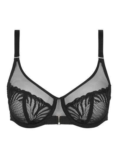 Chantelle Legend Very covering underwired bra Black
