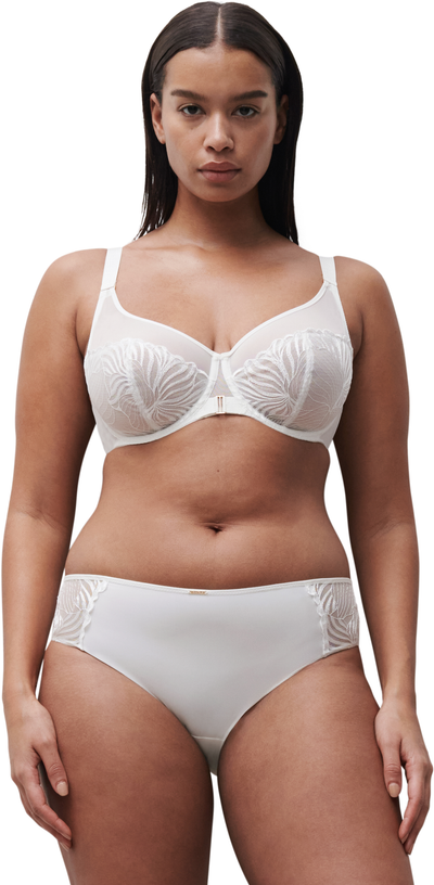 Chantelle Legend Very covering underwired bra Milk