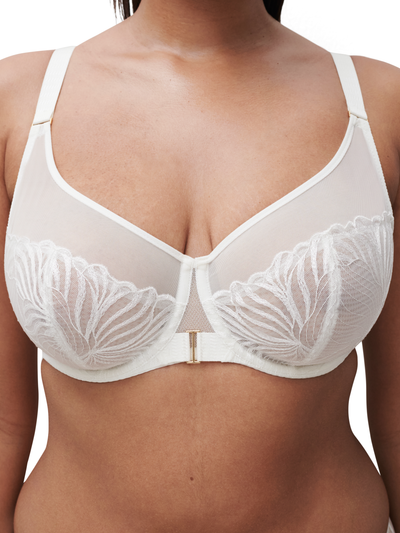 Chantelle Legend Very covering underwired bra Milk