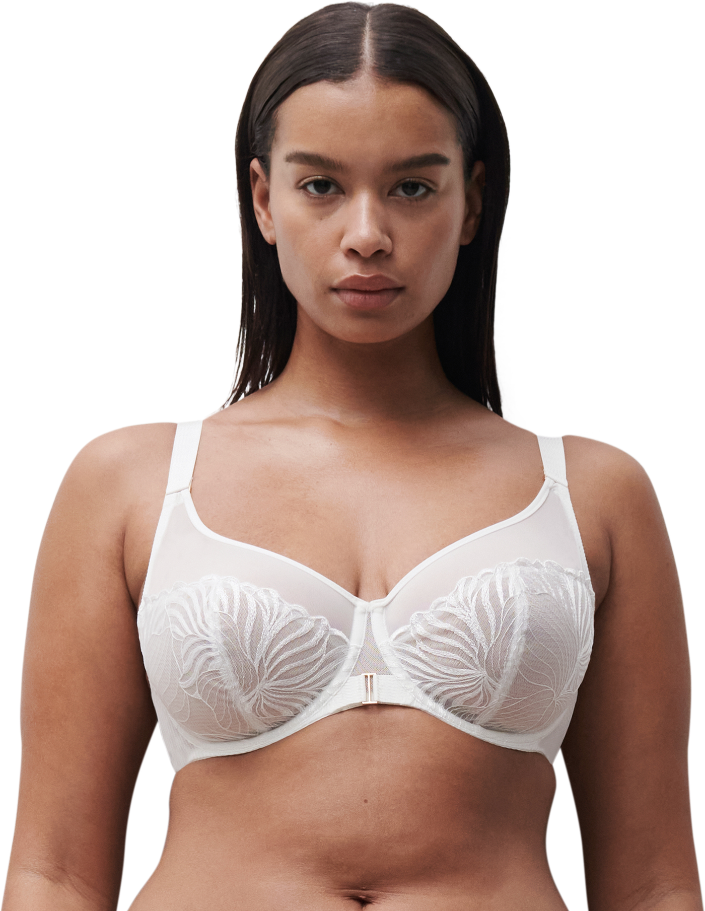 Chantelle Legend Very covering underwired bra Milk