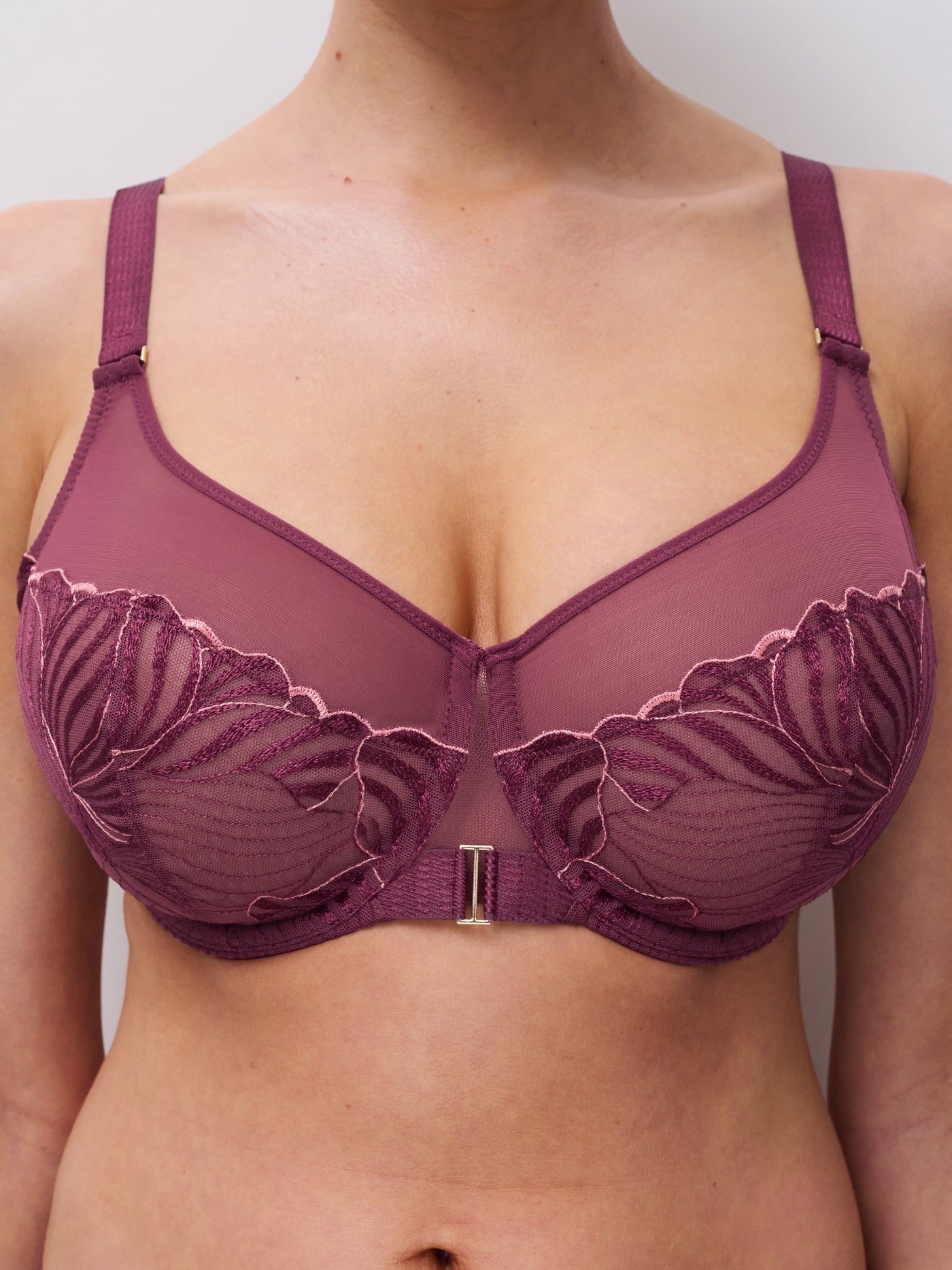 Chantelle Legend Very covering underwired bra Sienna/Guava