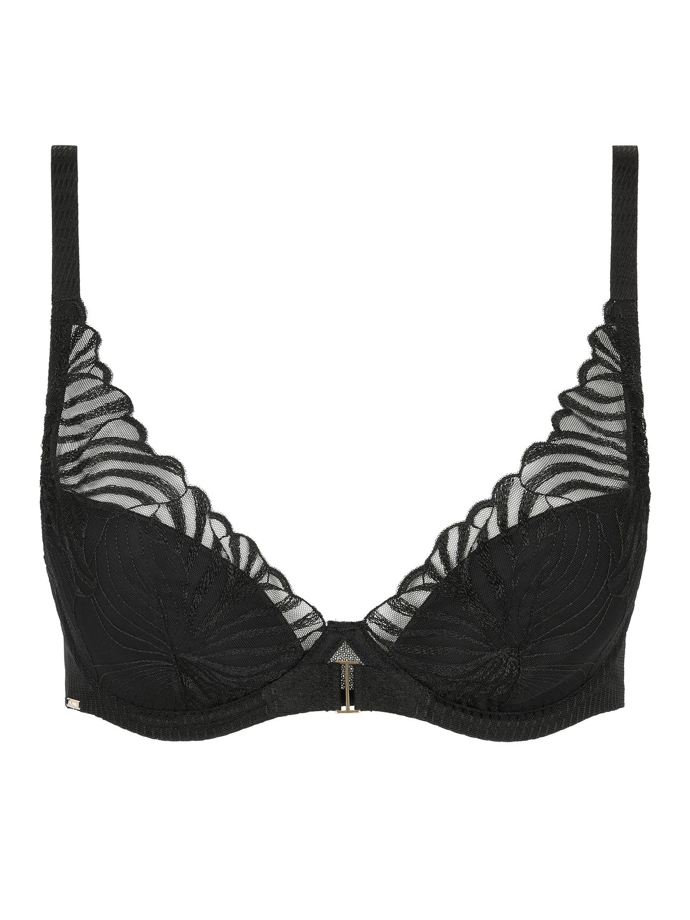 Chantelle Legend Plunge t-shirt bra Black