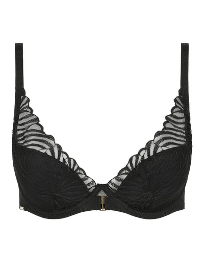 Chantelle Legend Plunge t-shirt bra Black