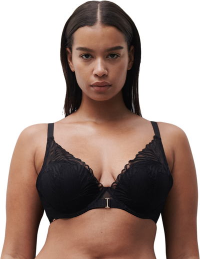 Chantelle Legend Plunge t-shirt bra Black