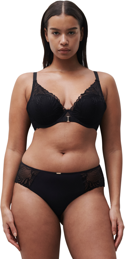 Chantelle Legend Plunge t-shirt bra Black