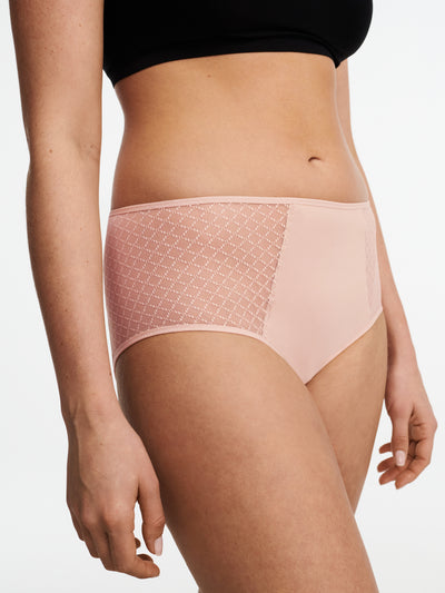 Chantelle Norah Chic High-waisted Full brief Dusky pink