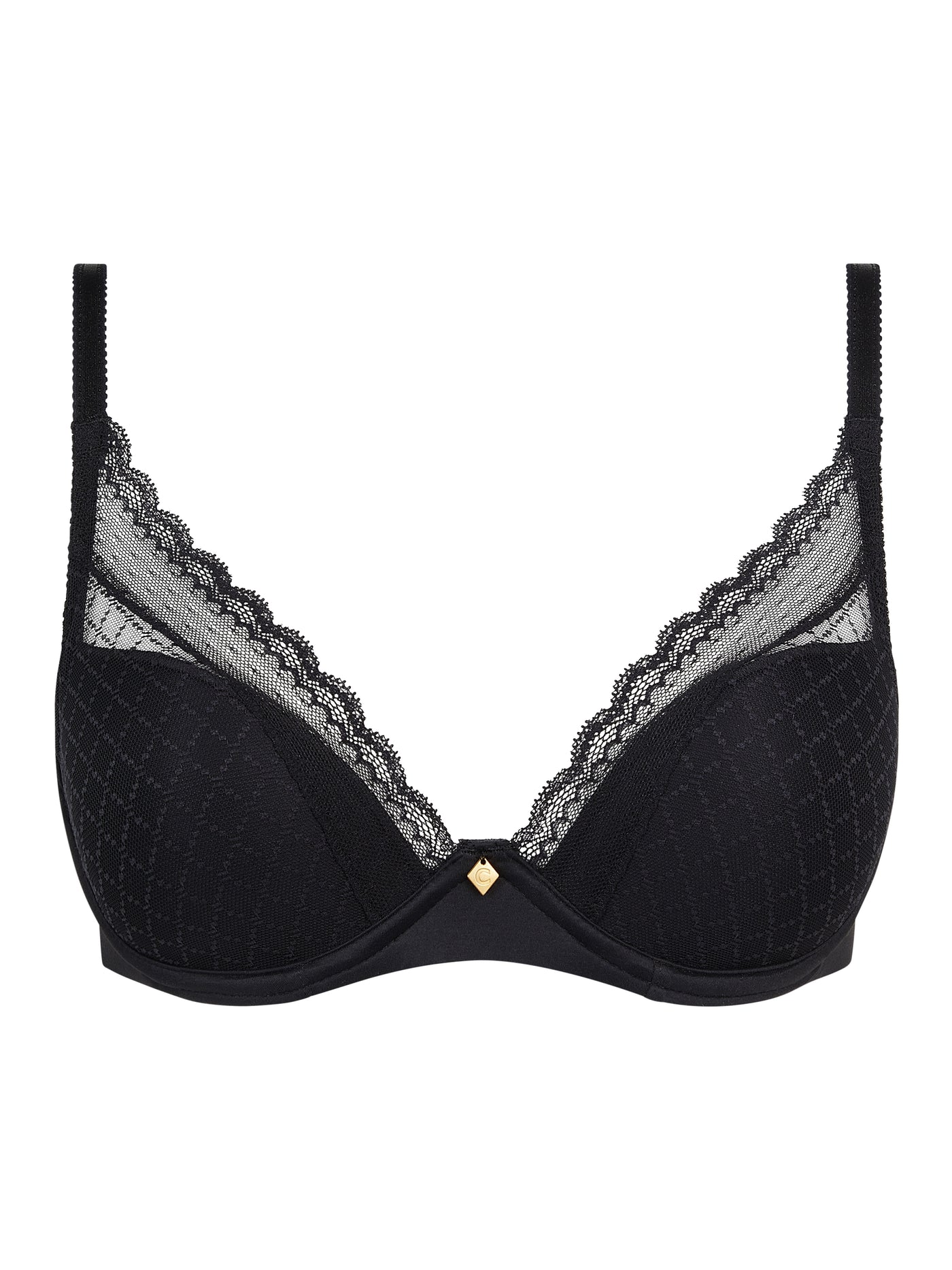 Chantelle Norah Chic Plunge T-shirt Bra Black