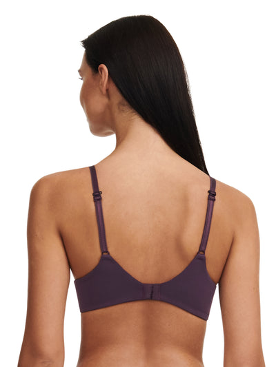 Chantelle Norah Chic Plunge T-shirt Bra Aubergine