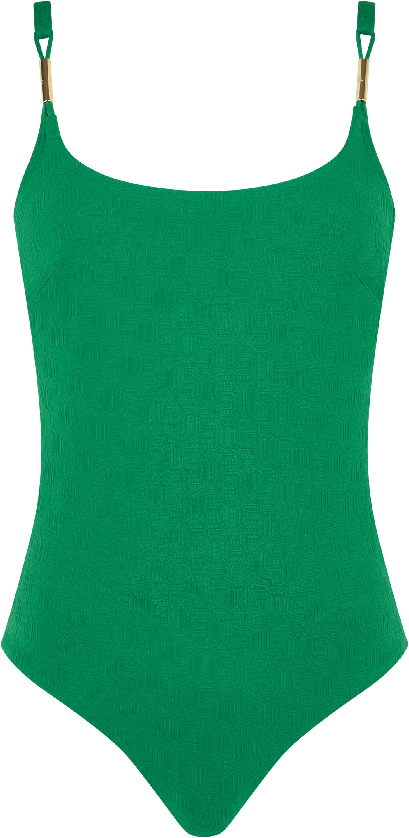 Chantelle Beachwear Hera Covering underwired swimsuit Emerald green