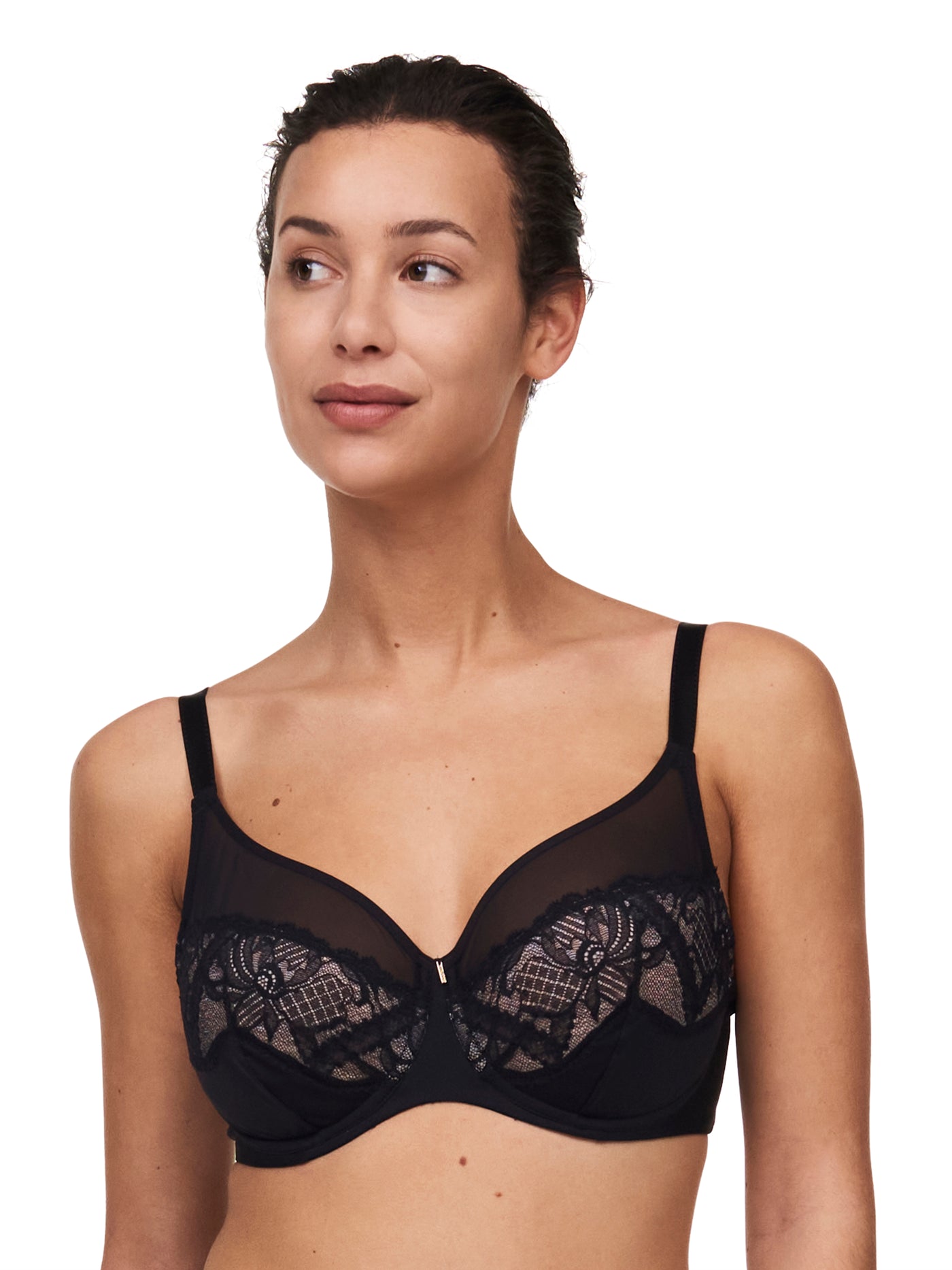 Chantelle Orangerie Dream Very Covering Bra Black