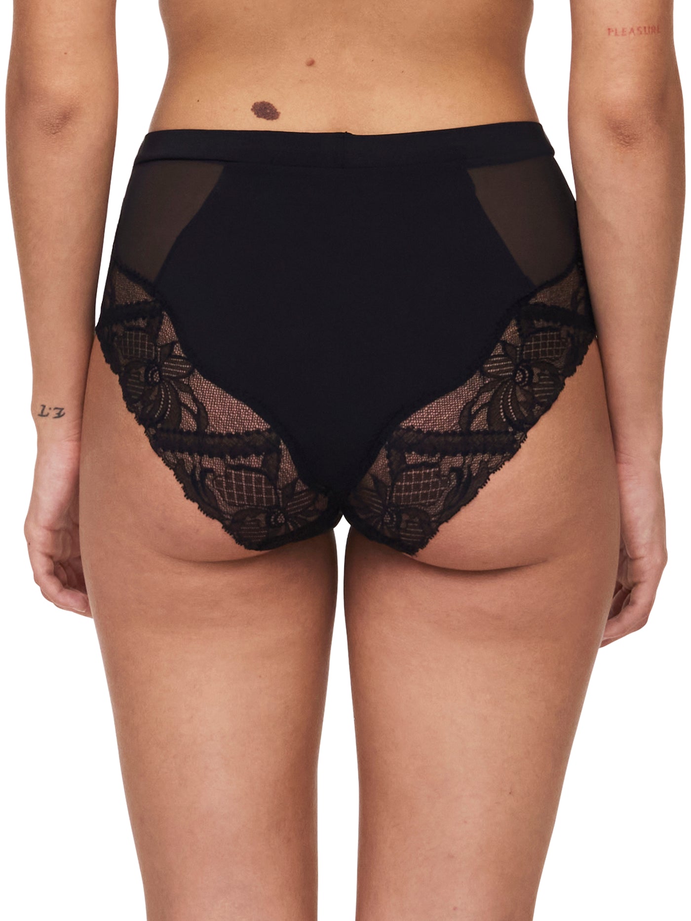 Chantelle Orangerie Dream High-Waisted Full Brief Black