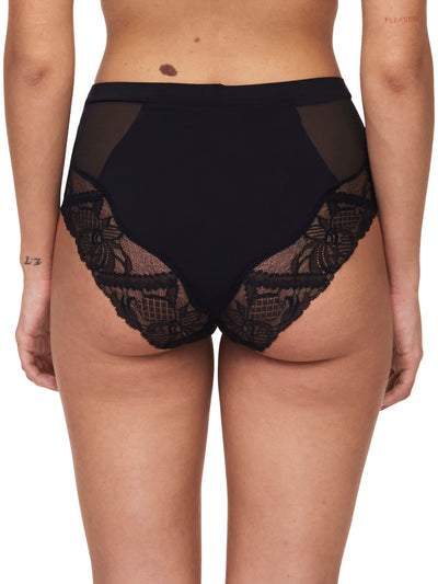 Chantelle Orangerie Dream High-Waisted Full Brief Black