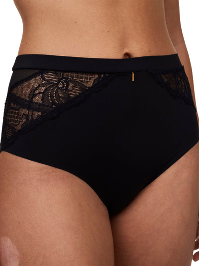 Chantelle Orangerie Dream High-Waisted Full Brief Black