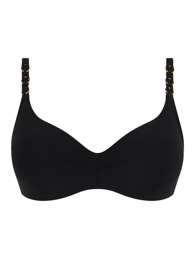 Chantelle Beachwear Emblem full cup wire bra Black