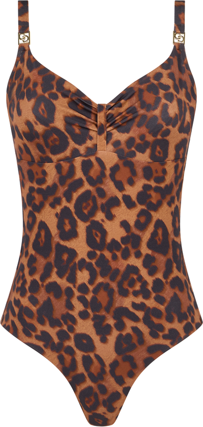 Chantelle Beachwear Sauvage Covering underwired swimsuit
