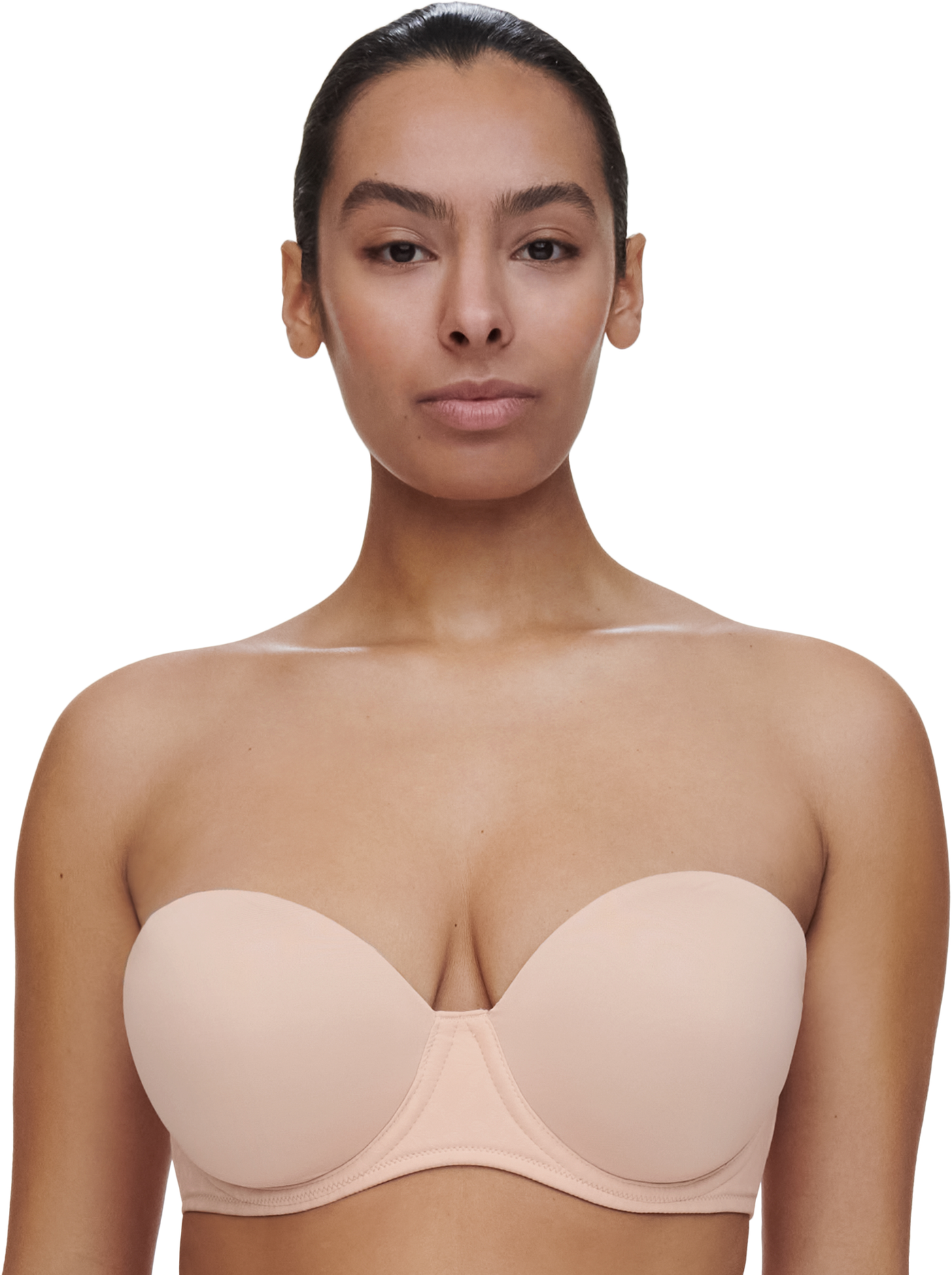 Chantelle Comfort Chic Bandeau t-shirt bra Dusky Pink