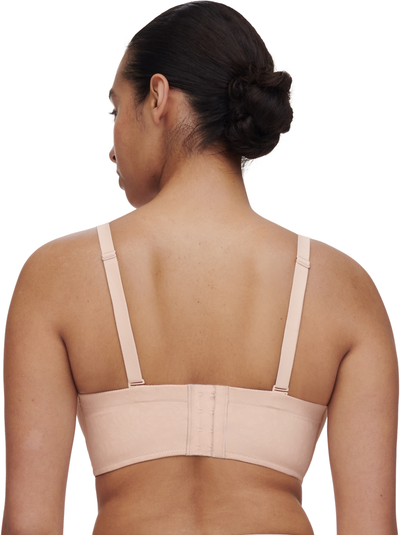 Chantelle Comfort Chic Bandeau t-shirt bra Dusky Pink