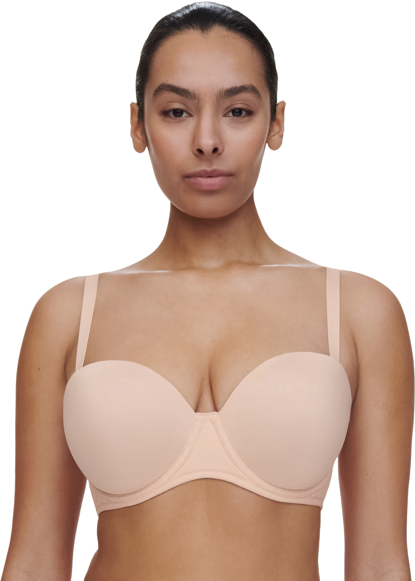 Chantelle Comfort Chic Bandeau t-shirt bra Dusky Pink