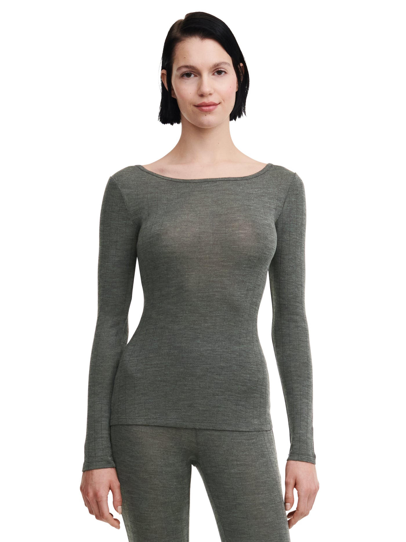 Chantelle Thermo Comfort T-shirt Longsleeve Slate Grey