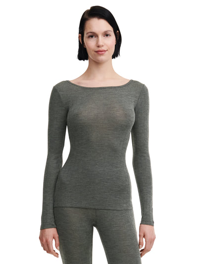 Chantelle Thermo Comfort T-shirt Longsleeve Slate Grey