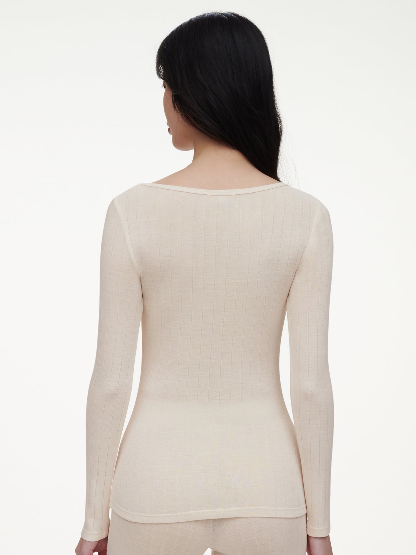 Chantelle Thermo Comfort T-shirt Longsleeve Talc