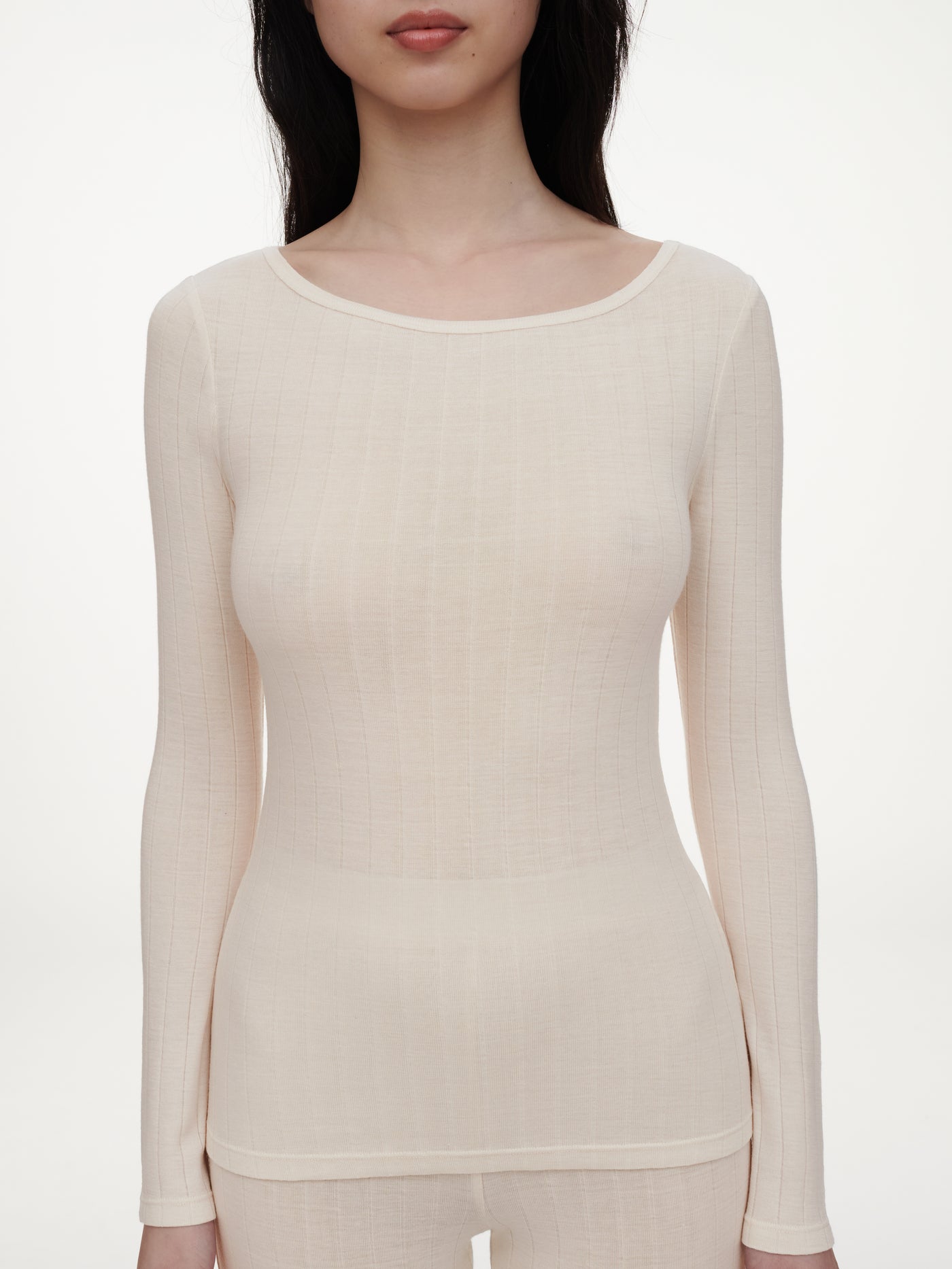 Chantelle Thermo Comfort T-shirt Longsleeve Talc