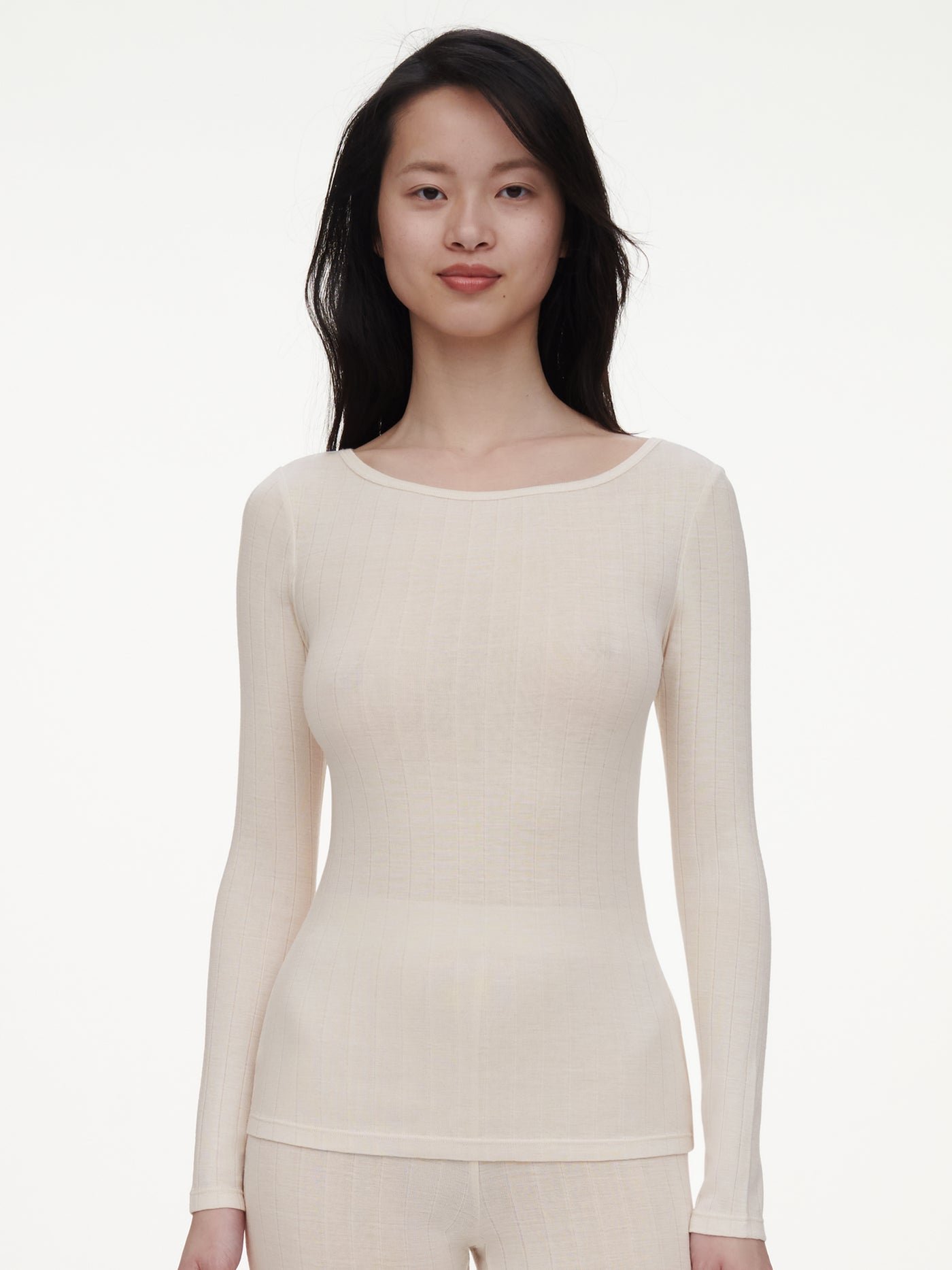 Chantelle Thermo Comfort T-shirt Longsleeve Talc