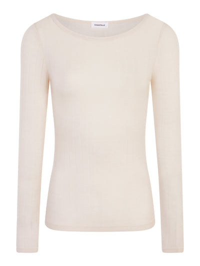 Chantelle Thermo Comfort T-shirt Longsleeve Talc