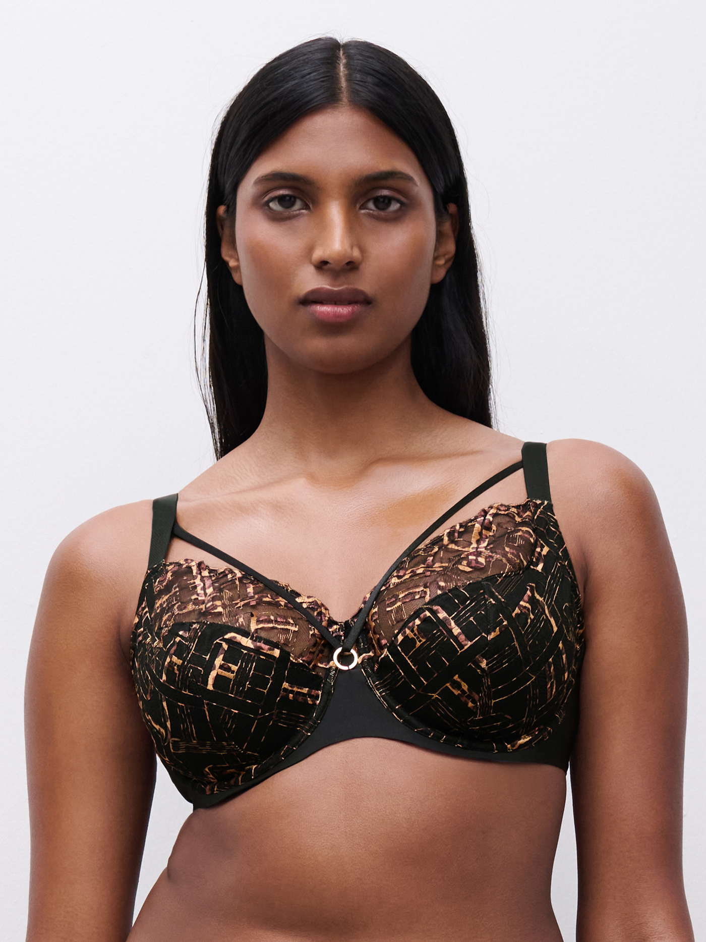 Chantelle Graphic Support Very Covering Graphic Leopard