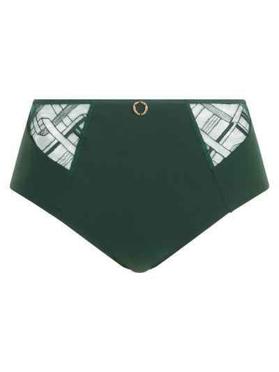 Chantelle Graphic Support High Waisted Full Brief Empire Green