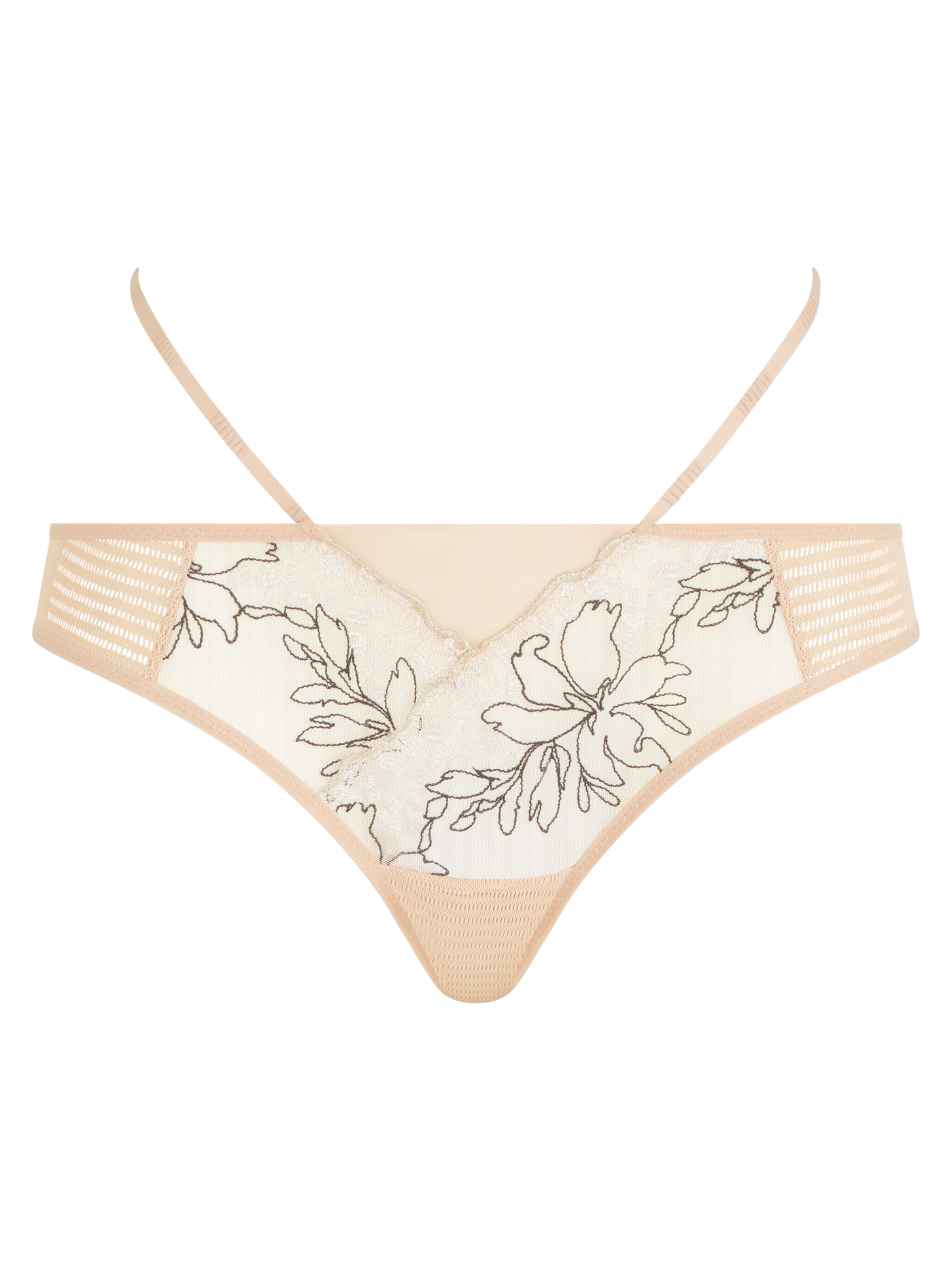 Chantelle Pulp Spice Tanga Clay Nude