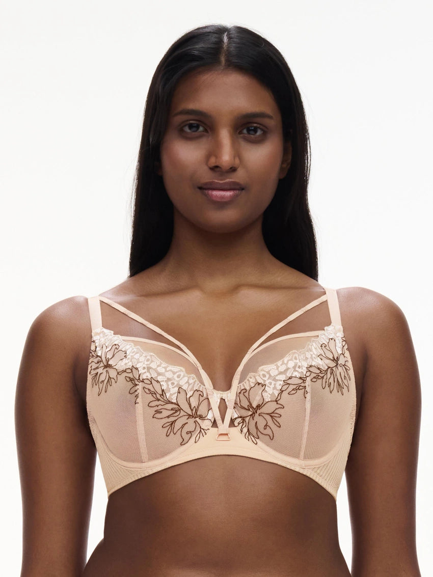 Chantelle Pulp Spice Covering Bra Clay Nude