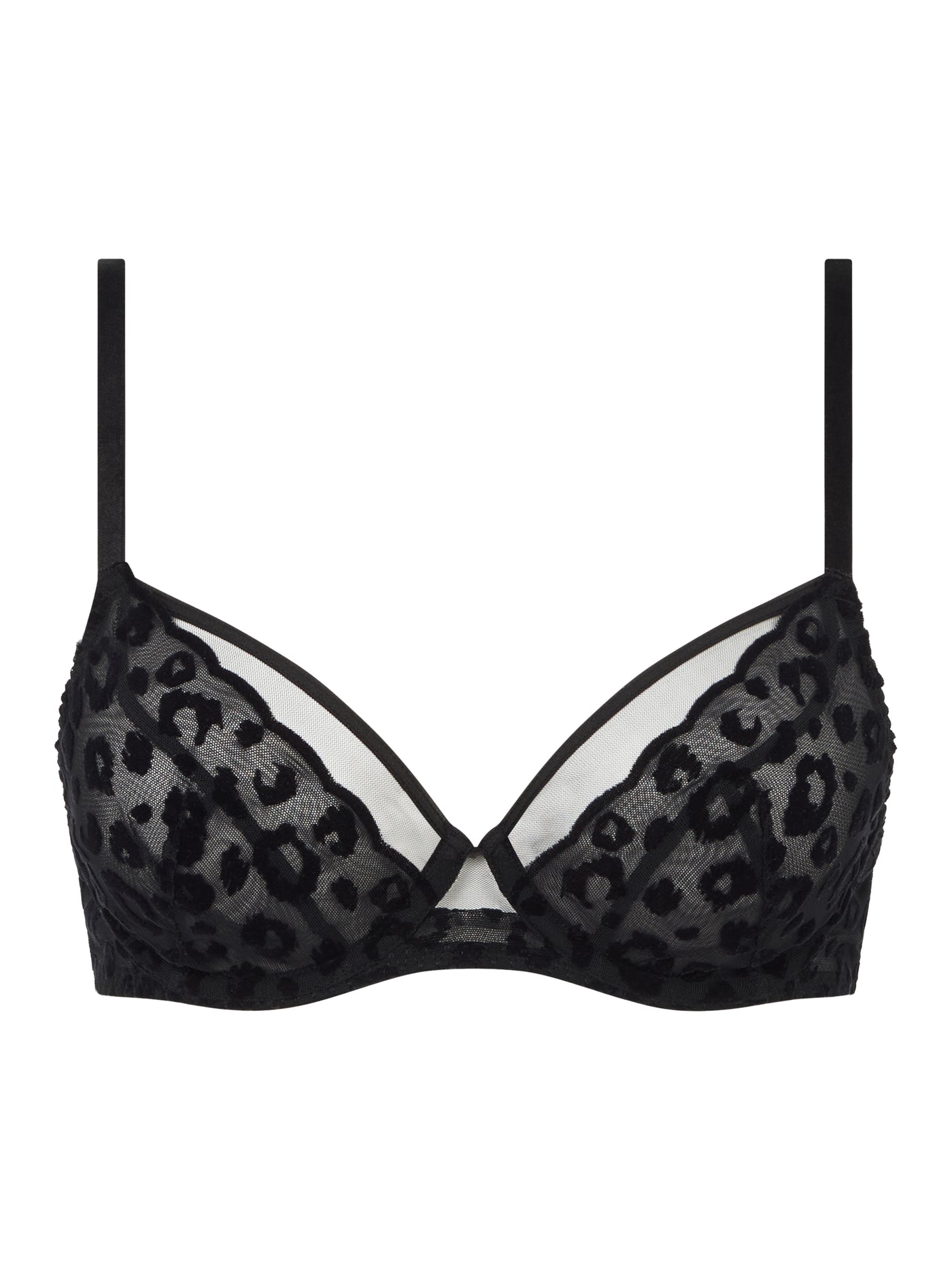 Chantelle Pulp Girls Covering Underwired Bra Black