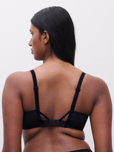 Chantelle Pulp Girls Covering Underwired Bra Black