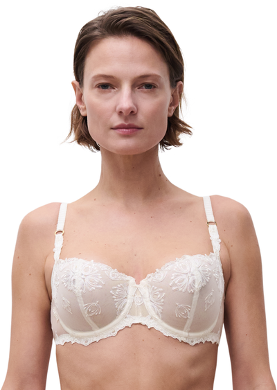 Chantelle Champs Elysees Balconette Bra Ivory